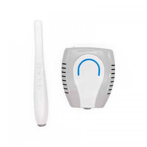 Portable intra oral camera with embedded operating system suitable for any display