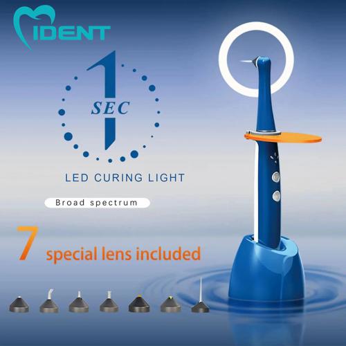 Professional dental cordless 1S LED light curing with special lens