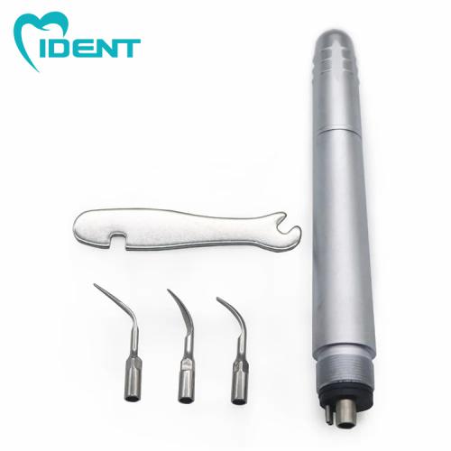 Dental Air Scaler 2/4 Holes Handpiece With 3 Tips G1/G2/P1 Scaling Polishing Tools Whiten Teeth Cleaning Tooth