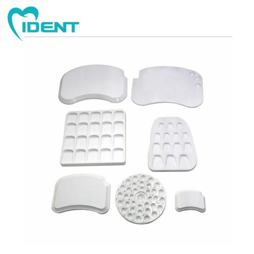 Dental Lab Porcelain Mixing Watering Moisturizing Plate Slot Ceramic Palette